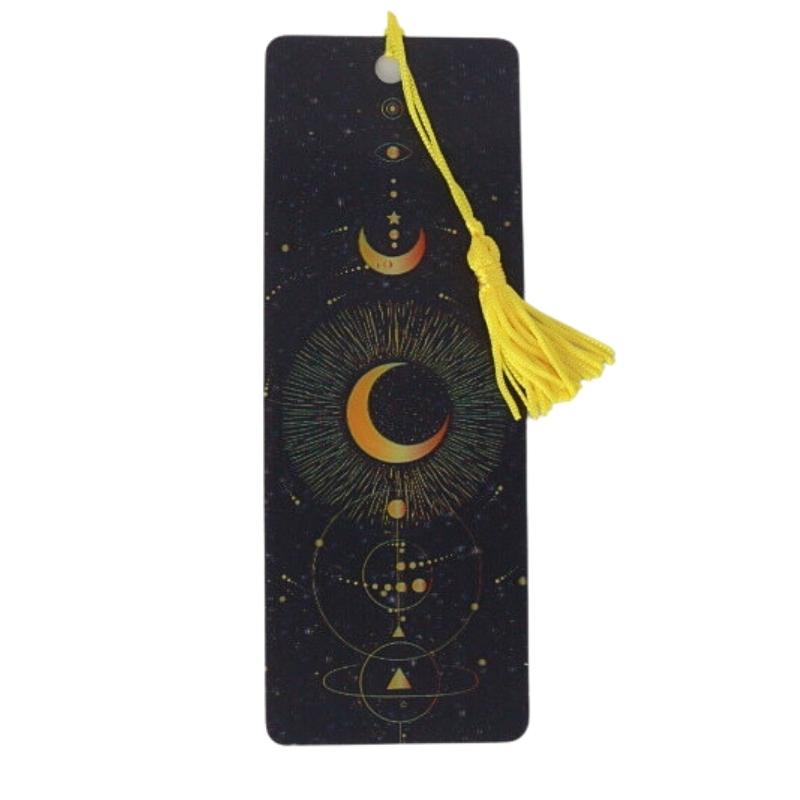 Witch Aesthetic Wiccan 3D Holographic Bookmark With Tassel 15cm x 6cm