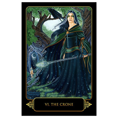 the crone card from the  DREAMS OF GAIA TAROT SET 