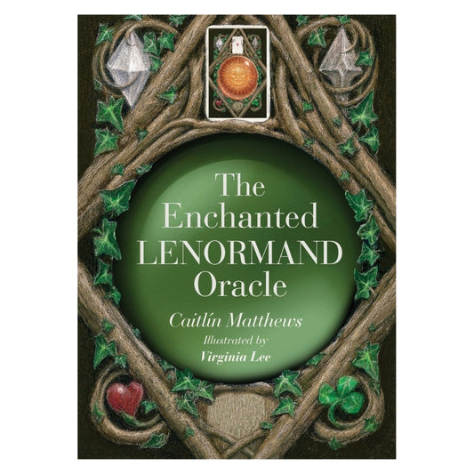 front cover of the enchanted lenormand oracle deck