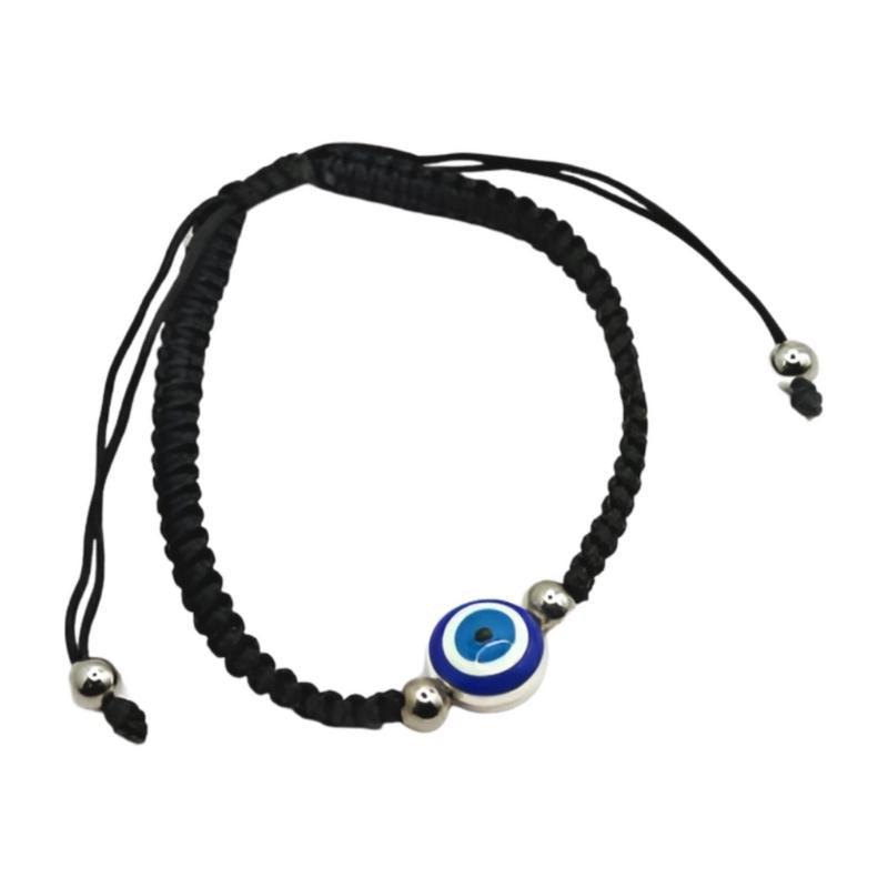 Handmade Turkish Lucky Evil Eye Bracelet Black -Evil Eye Protection Amulet