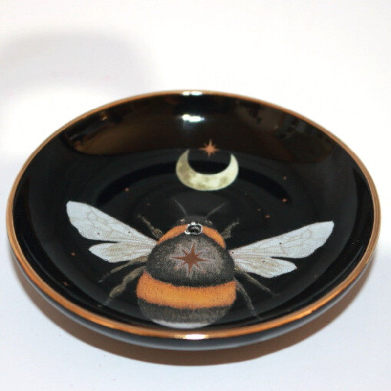 bee design incense dish