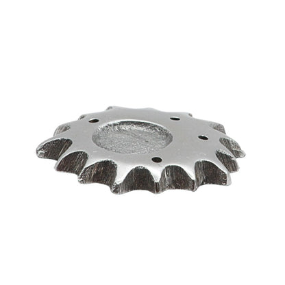 Metal incense holder on a white background