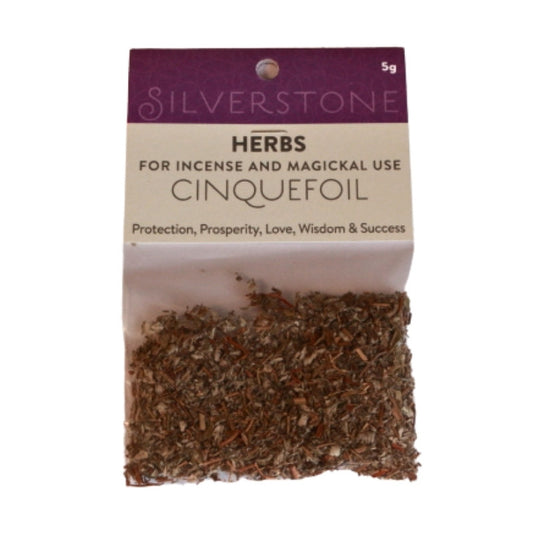 packet of dried herbs- cinquefoil