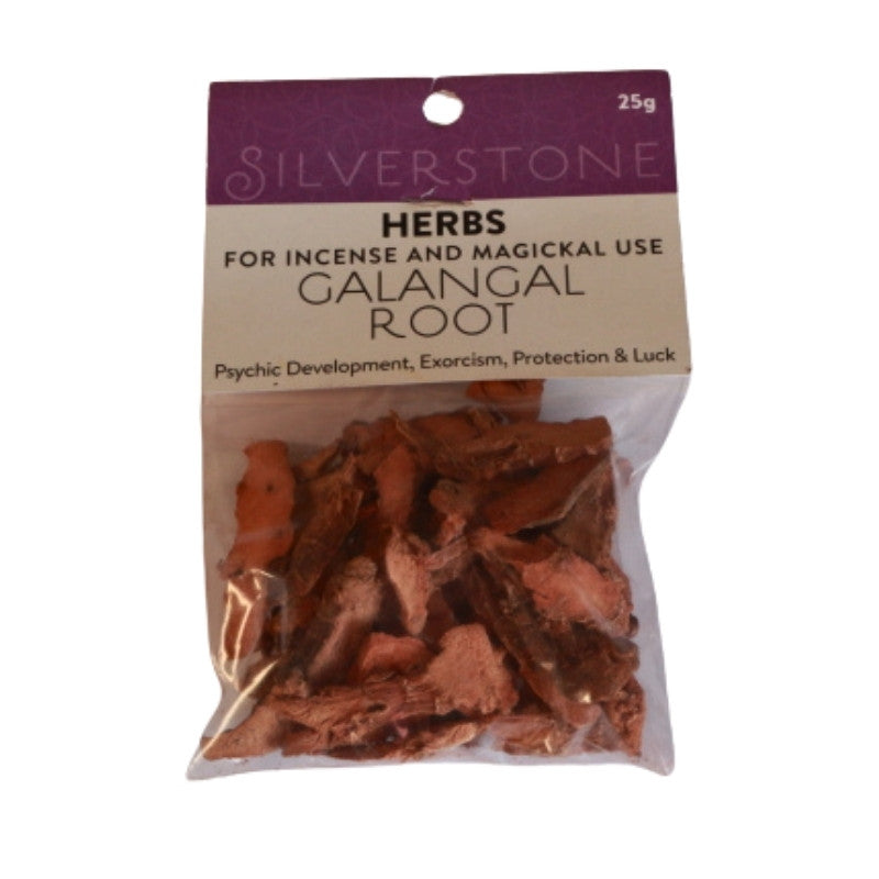 pack of loose herbs- galangal root