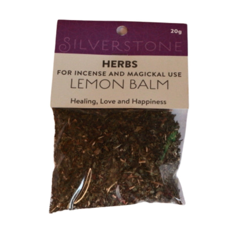 Magickal Herbs Lemon Balm 20g Packet- Loose Incense