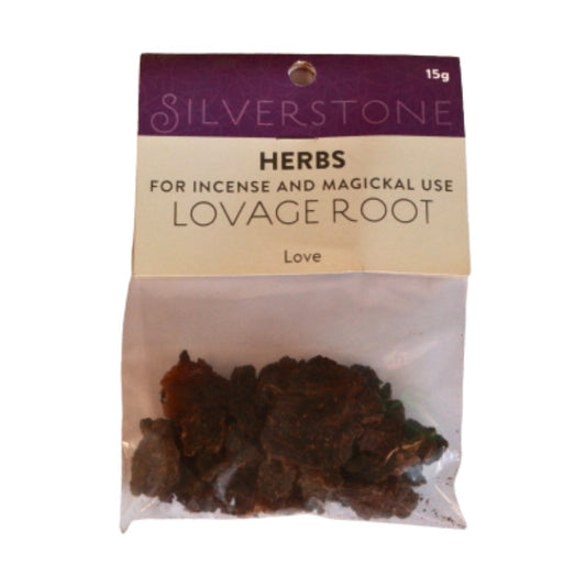 packet of dried herbs- lovage root