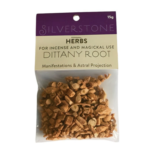 packet of loose dried herbs-  dittany root