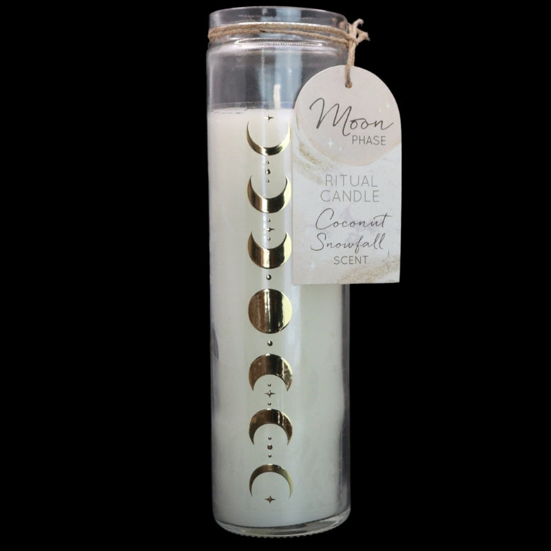 Moon Phase Ritual Jar Candle- Perfect for Lunar Spells – Curious Cauldron