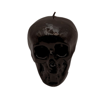 Black Skull Figure Spell Candle