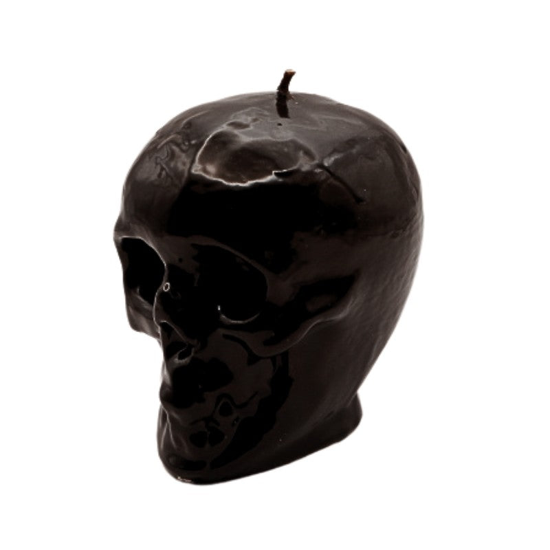 Black Skull Figure Spell Candle