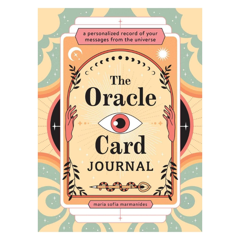 front cover of an oracle card journal