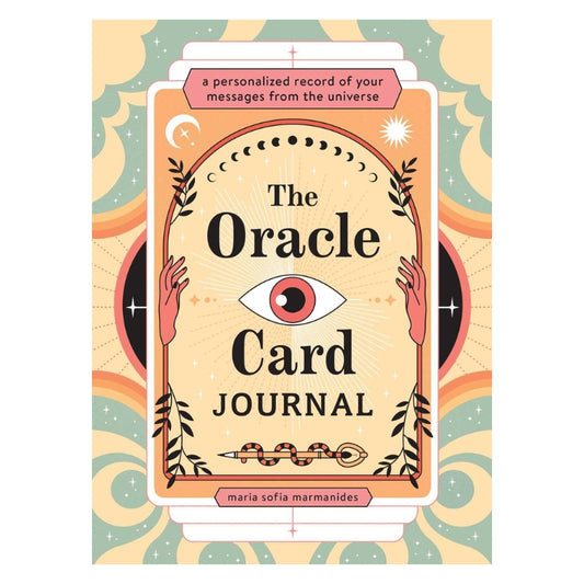 front cover of an oracle card journal