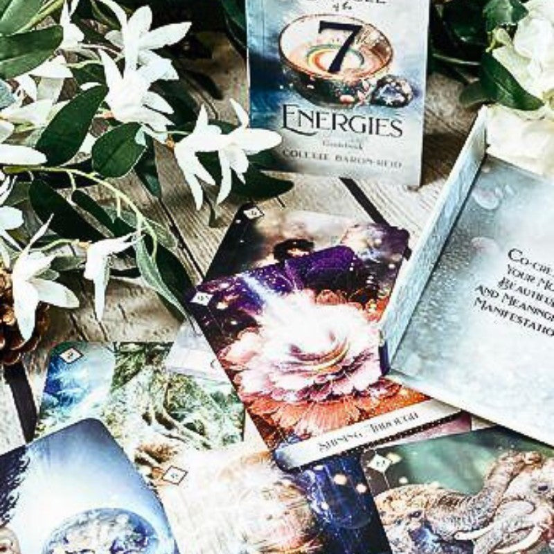 Cards and guidebook from the Oracle of the 7 Energies