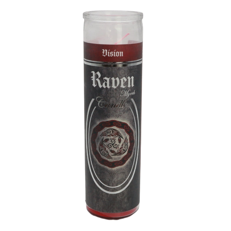 Vision- Raven Red 7 Day Candle- Myrrh