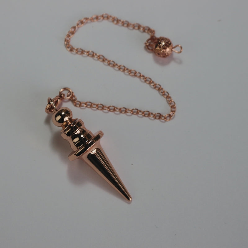 Rose Gold  Pendulum- Dowsing and Divination, great for Reiki, Tarot, Wicca