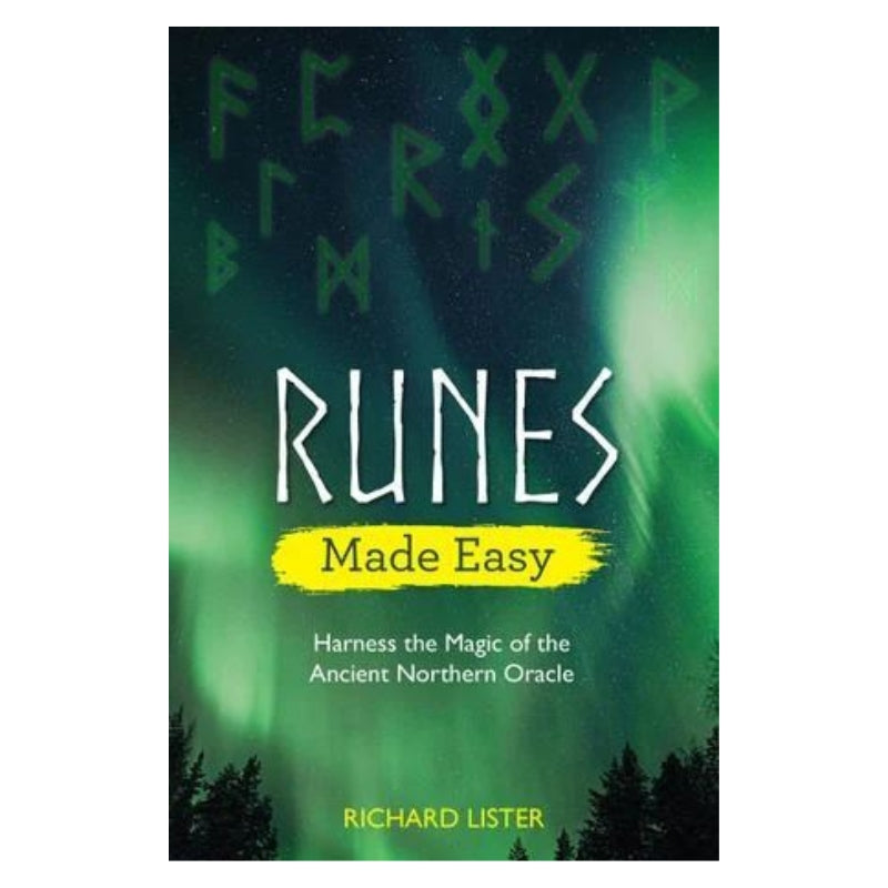front cover of book runes made easy