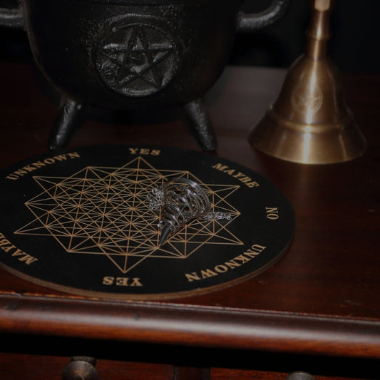 Tetrahedron Grid Of Life Pendulum Board- Divination Board