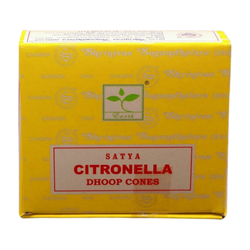 box of satya citronella dhoop cones