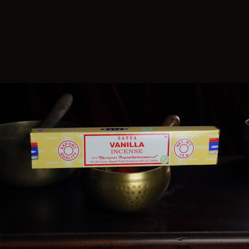 Satya Incense Sticks "Vanilla" 15g - Perfect for Love Spells