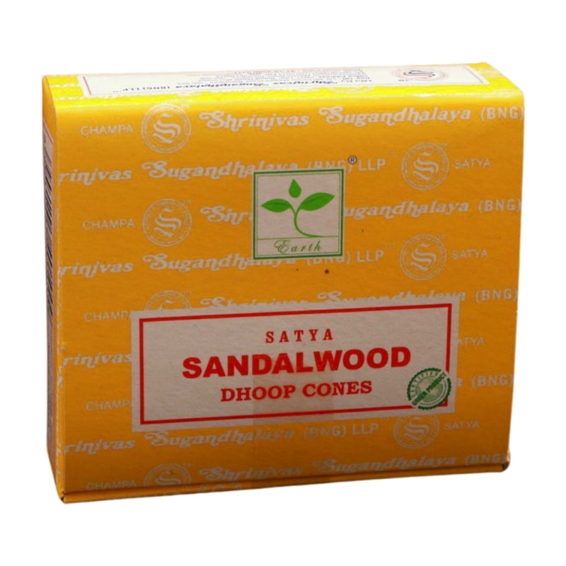 box of sandalwood satya dhoop cones