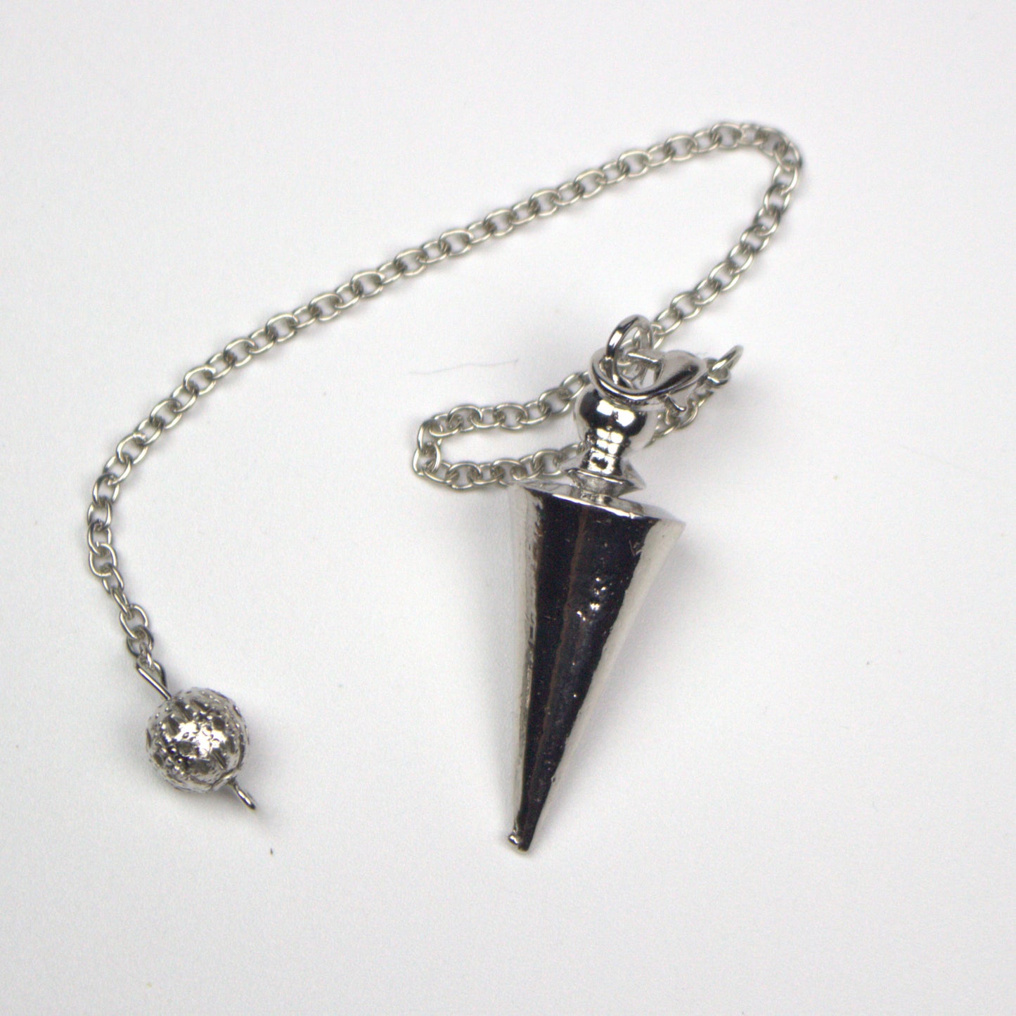 Silver Pendulum- Dowsing and Divination, great for Reiki, Tarot, Wicca