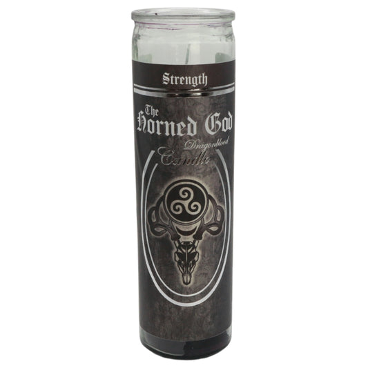 Strength- The Horned God 7 Day Candle- Dragonblood