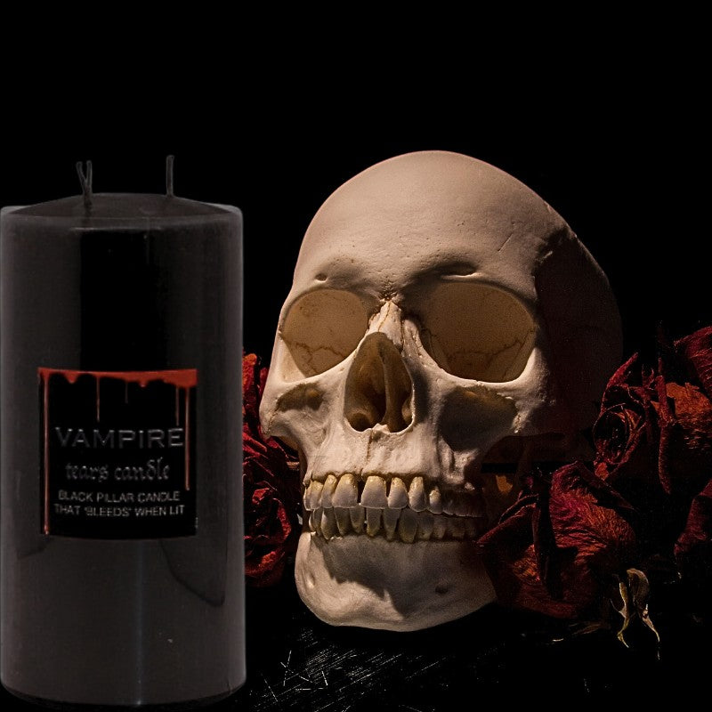 Reverse Action Vampire Tears Pillar Candle- Large