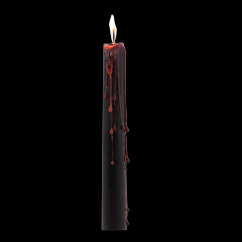 4 pk Vampire Tears Taper Candles- Bleeding Halloween Candles