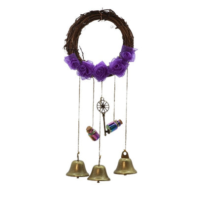 Handmade Purple Witches Bells- Magical Wind Chimes/ Protective Ward