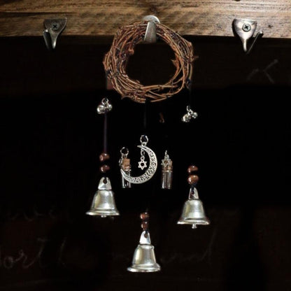 Silver Witches Bells- Magical Wind Chimes/ Protective Ward