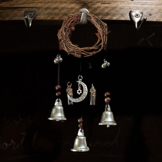 Silver Witches Bells- Magical Wind Chimes/ Protective Ward