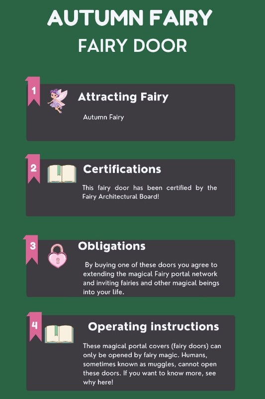 infographic for fairy door