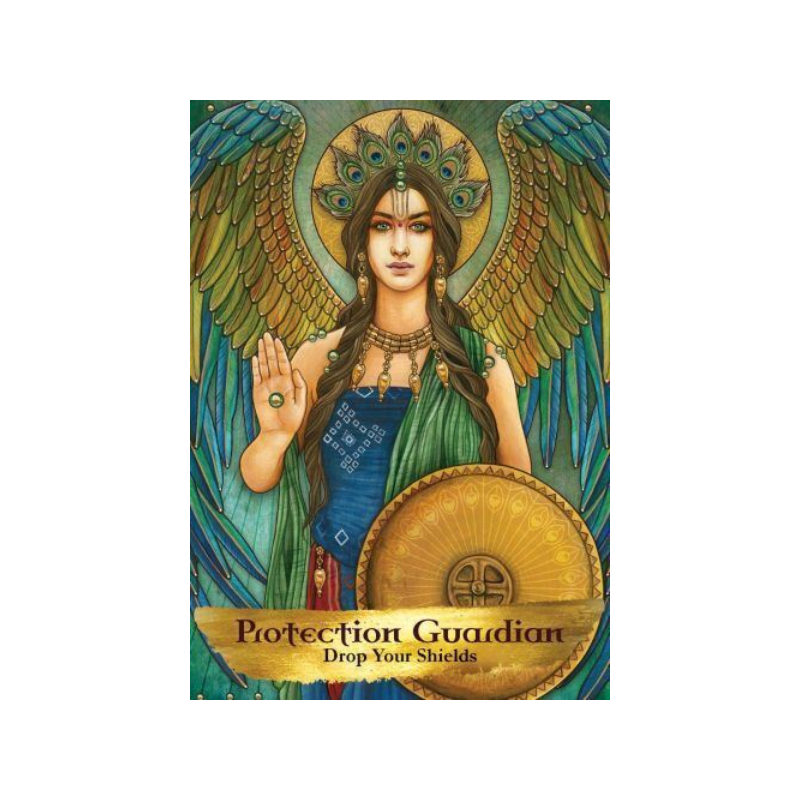 Protection guardian card from the Angels and Ancestors Oracle Cards by Kyle Gray