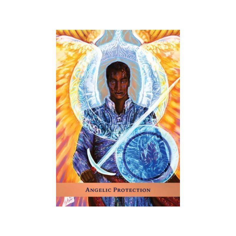 angelic protection oracle card from the Angel Guide Oracle by Kyle Gray 