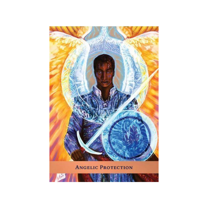 angelic protection oracle card from the Angel Guide Oracle by Kyle Gray 