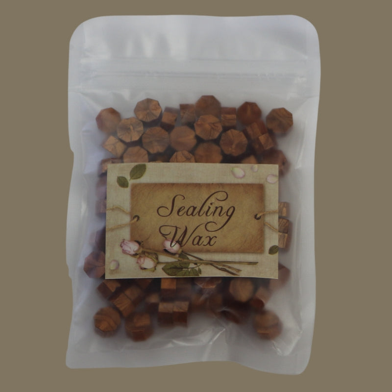packet of bronze wax sealing beads 