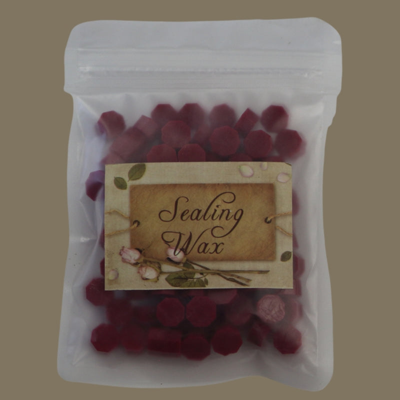 packet of red wax sealing beads 