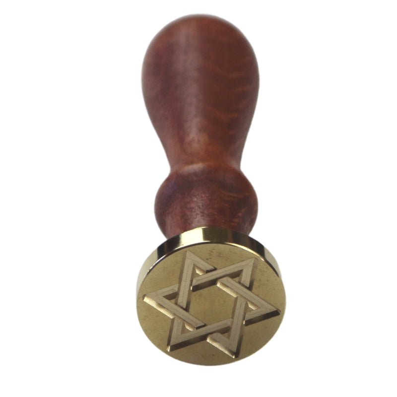 Brass Wax Seal Stamp - Star of David- Magical Writing Tools- Witchcore Desk Accessory