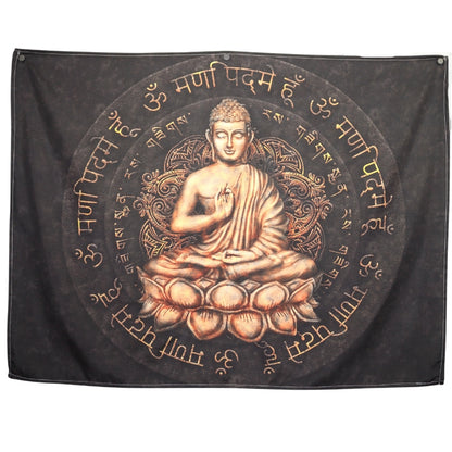 Buddha Tapestry Wall Hanging Yoga Wall Hanging for Meditation Room