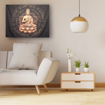 Buddha Tapestry Wall Hanging Yoga Wall Hanging for Meditation Room