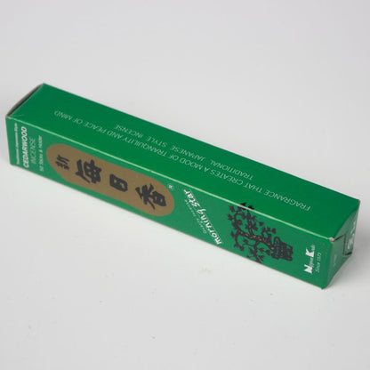 rectangle box of japanese morning star "cedarwood" incense sticks