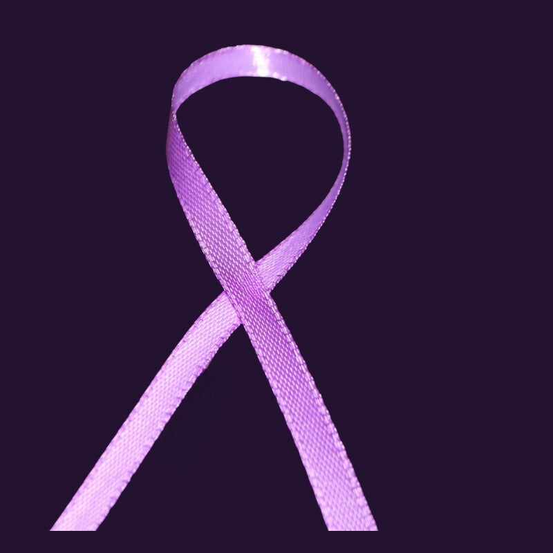 Light purple ribbon on purple background 