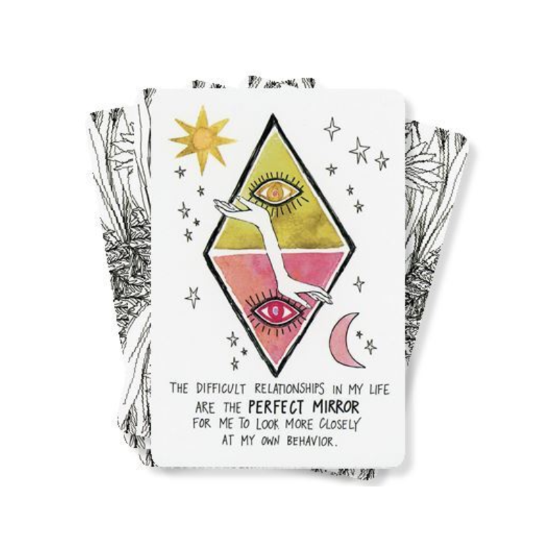 affirmation card from the spirit junkie tarot card deck