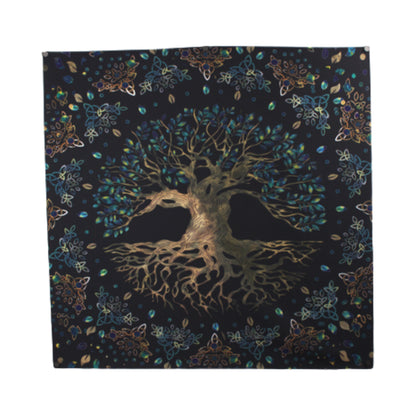 Sacred Tree of Life Altar Cloth, Tarot Cloth, Wall Hanging