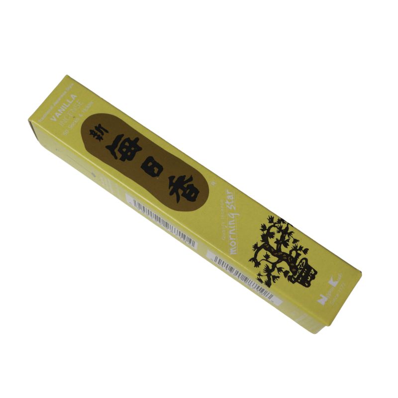  rectangle box of japanese morning star "Vanilla" incense sticks