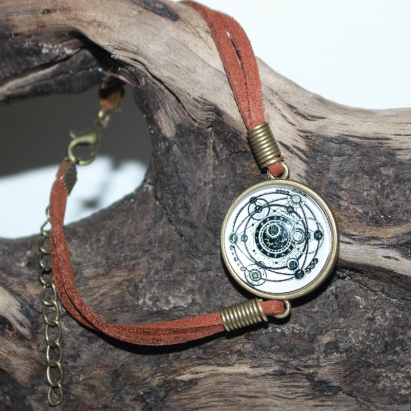 Key of Solomon Sigil Talisman Adjustable Leather Bracelet – Curious ...